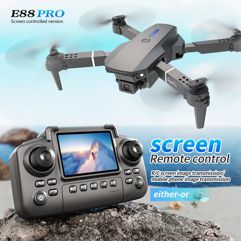 Drone Controller Screen - 전문 E88 프로 드론 스크린 8K