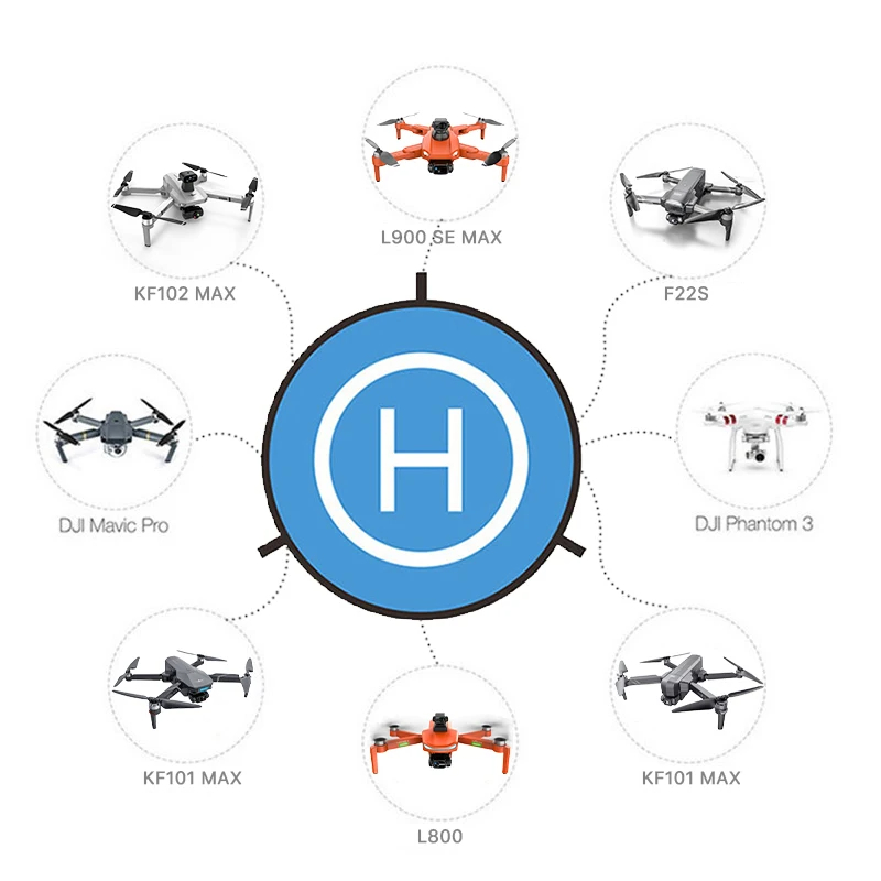 드론 쿼드콥터 액세서리 범용 55cm 75cm 접이식  - Drone Landing Pad 리뷰 및 가격