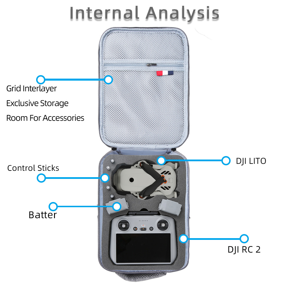 DJI Lito 1/Lito X1 휴대용 싱글 숄더백  - Drone Carrying Case 리뷰 및 가격