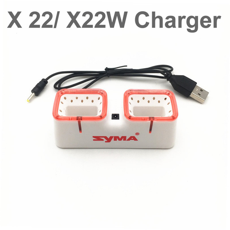 Syma X22 X22W 드론 배터리용 듀얼 USB 고 - Drone Battery Adapter 리뷰 및 가격