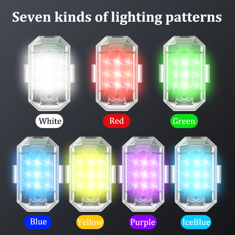 1/2/4개 무선 LED 드론 스트로브 라이트 오토바이 - Drone Beacon Light 리뷰 및 가격